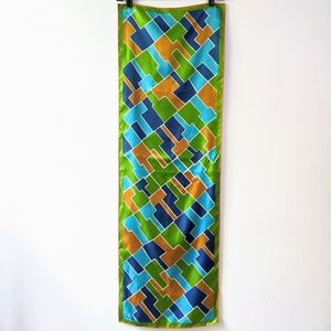 Vintage Vera Scarf - Colorblock - 70s Vera Neumann